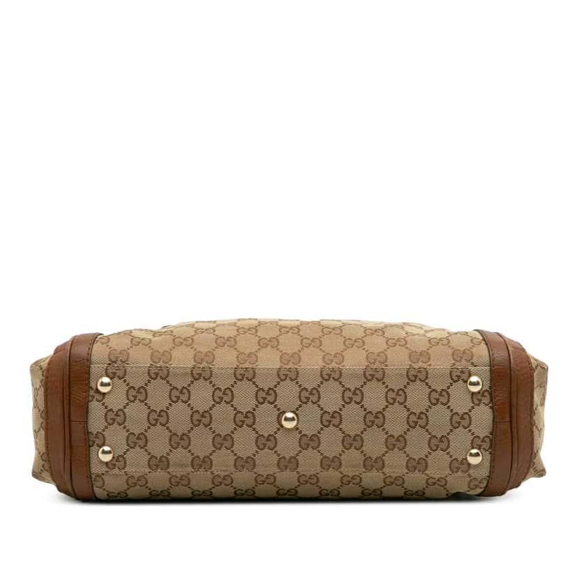 Gucci GG Canvas Bella Satchel Brown Canvas Good condition - Inside View