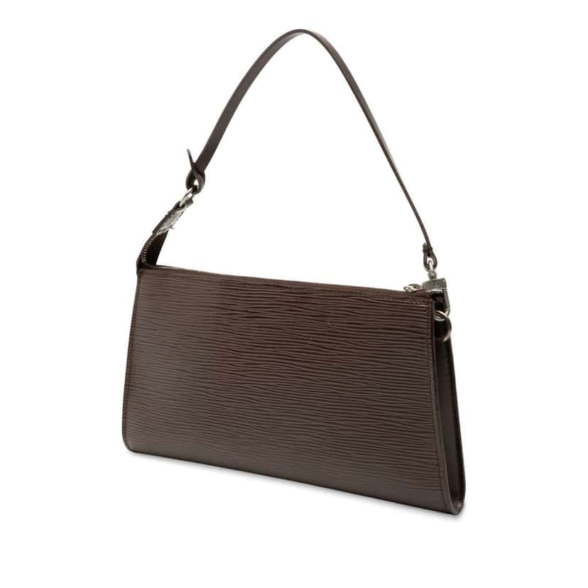 Louis Vuitton Epi Pochette Accessoires Brown Leather Good condition - Back View