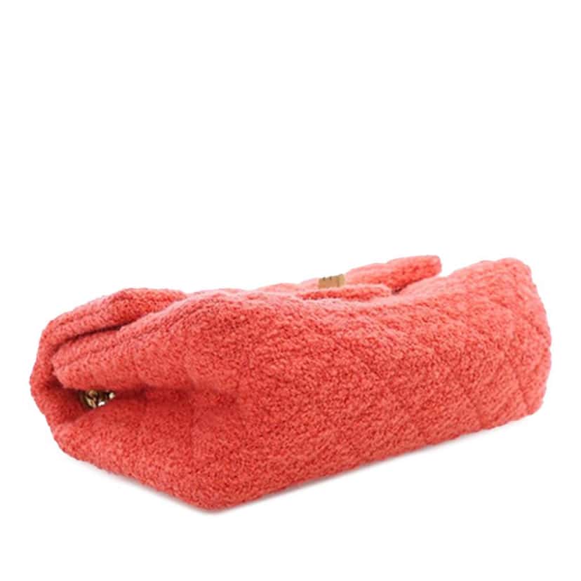 Chanel Mini Reissue 2.55 Tweed Single Flap 224 Red Tweed Good condition - Box View