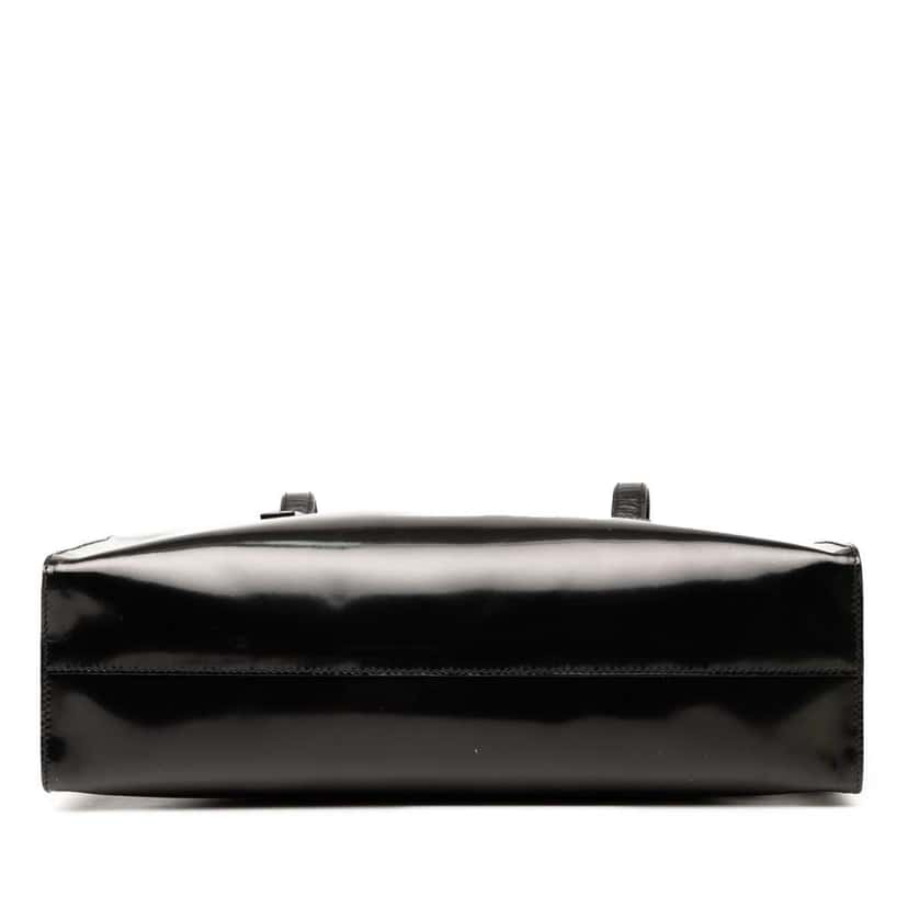 Prada Medium Spazzolato Re Edition 1995 Tote Black Leather Good condition - Inside View