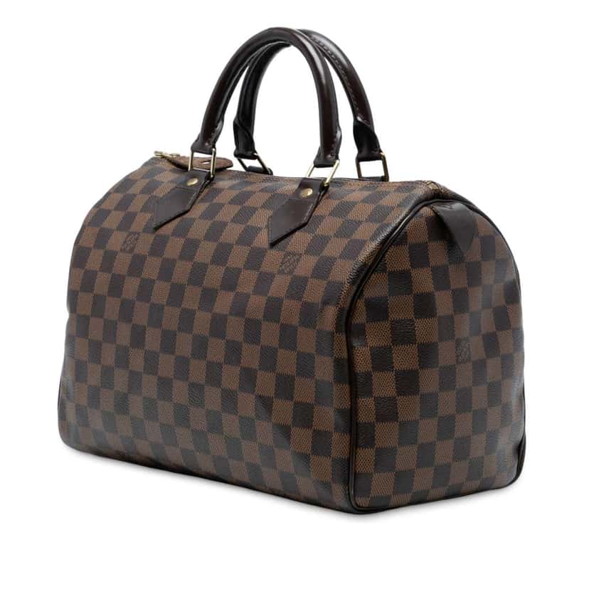 Louis Vuitton Damier Ebene Speedy 30 Brown Good condition - Back View