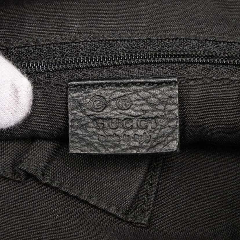 Gucci GG Canvas Nailhead Crossbody Grey Canvas Good condition - Box View