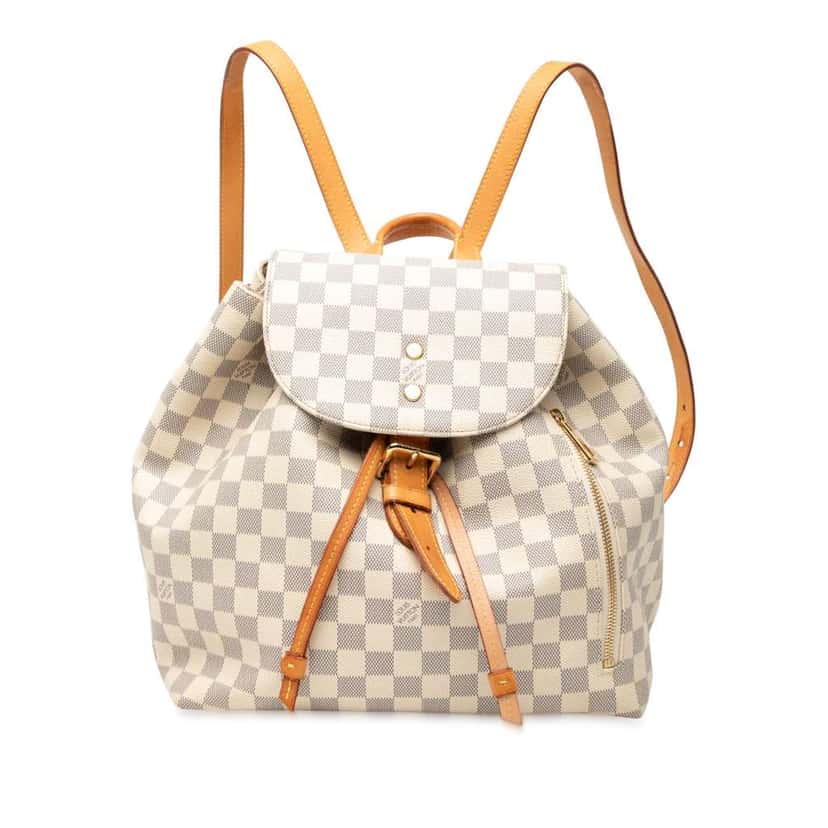 Louis Vuitton Damier Azur Sperone White Good condition - Front View