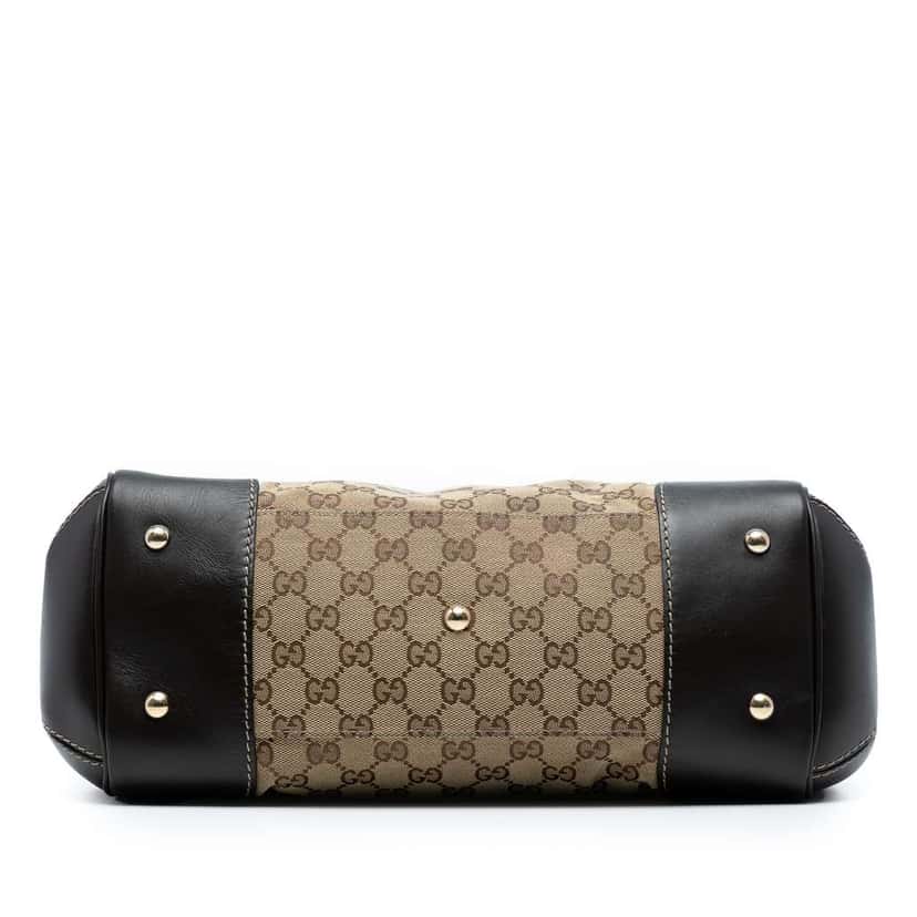 Gucci GG Canvas Mayfair Tote Brown Canvas Fair condition - Inside View