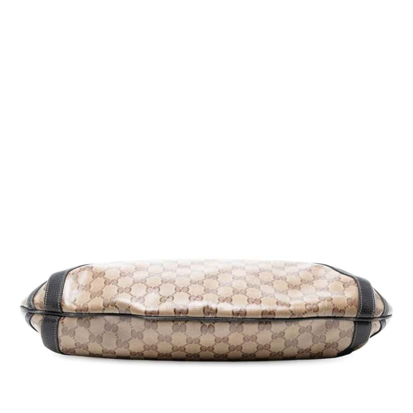 Gucci GG Crystal Abbey D Ring Convertible Tote Brown Canvas Good condition - Inside View