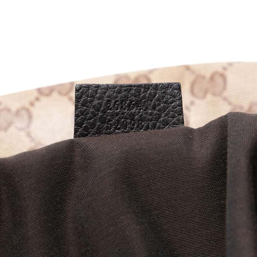Gucci GG Crystal Abbey D Ring Convertible Tote Brown Canvas Good condition - Box View