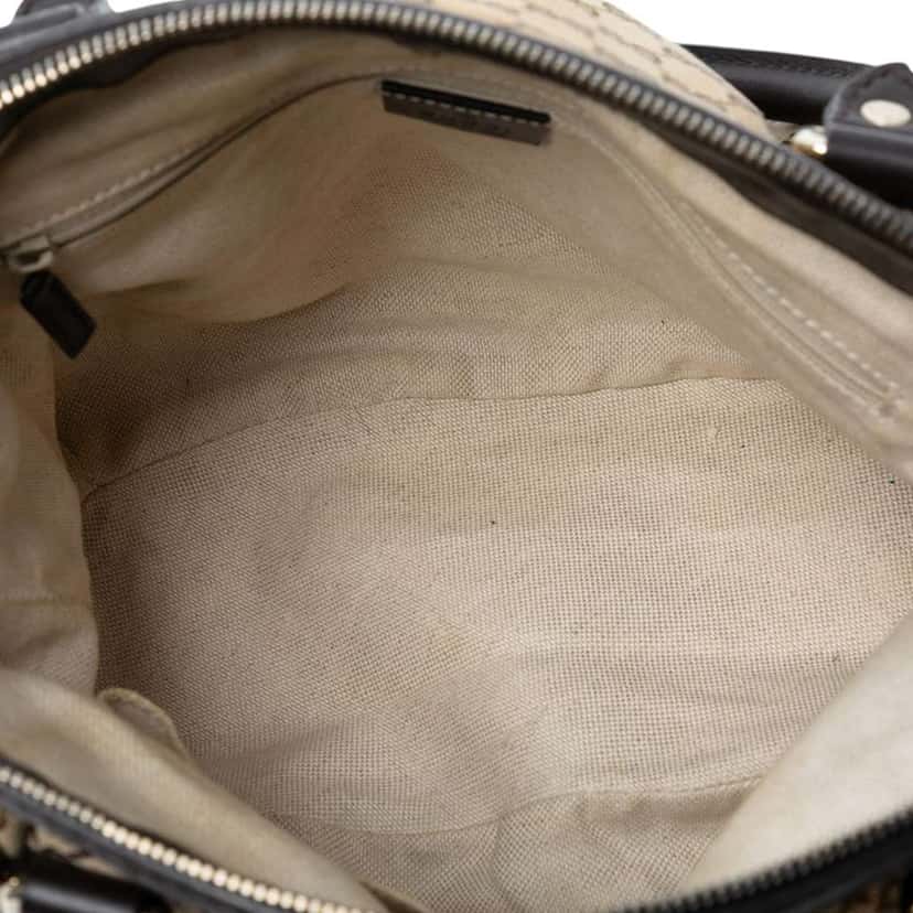 Gucci GG Canvas Sukey Satchel Brown Canvas Good condition - Model View