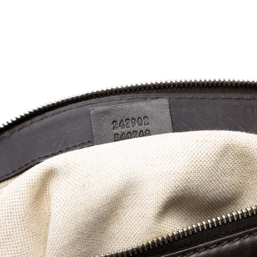 Gucci GG Canvas Sukey Satchel Brown Canvas Good condition - Box View