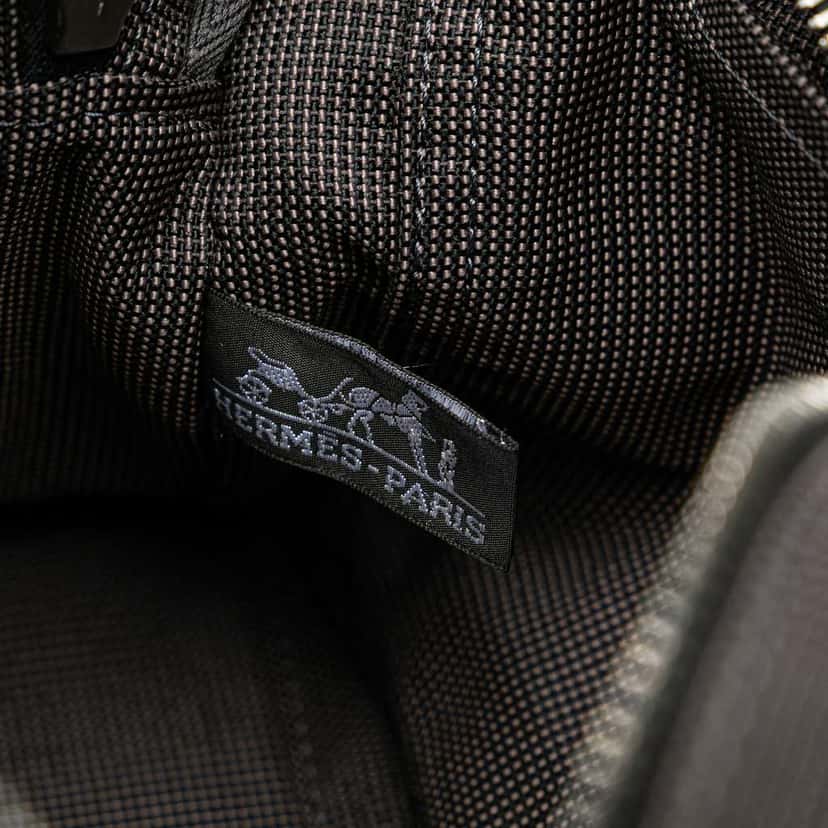 Hermès Canvas Herline PM Grey Canvas Good condition - Box View