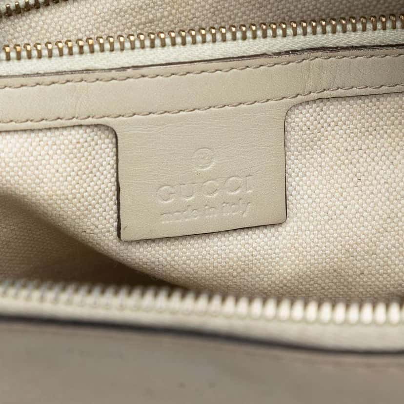 Gucci GG Canvas Web Mayfair Satchel Brown Canvas Fair condition - Box View