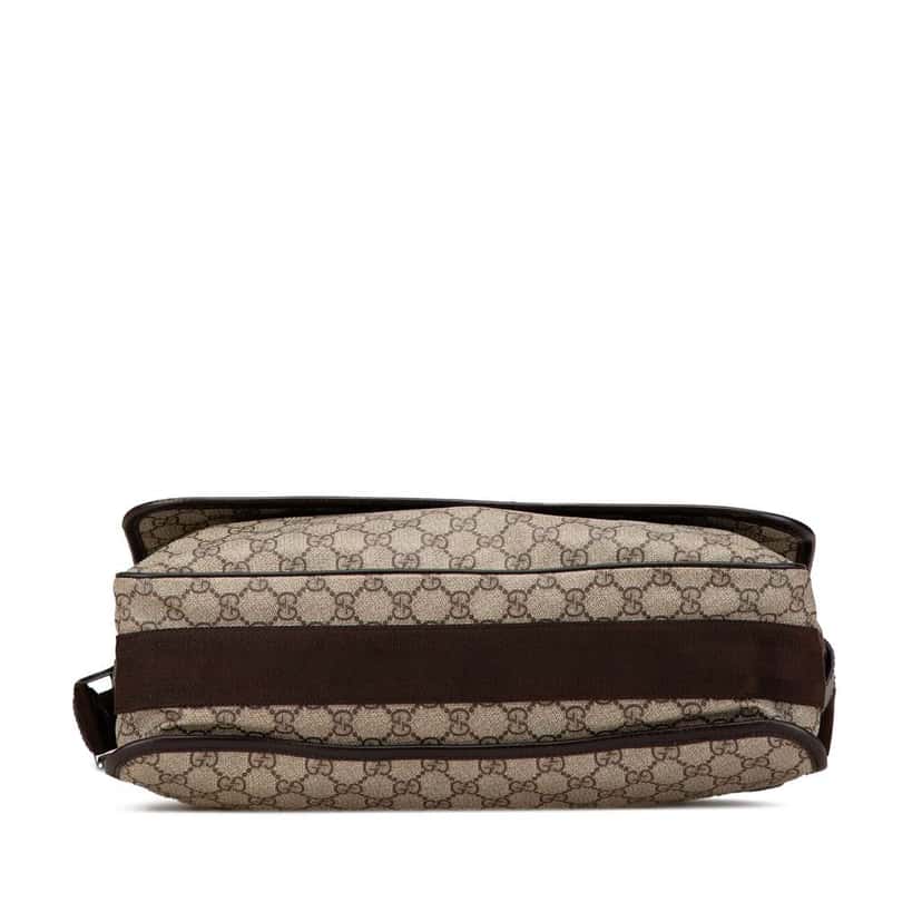Gucci GG Supreme Crossbody Brown Canvas Good condition - Inside View