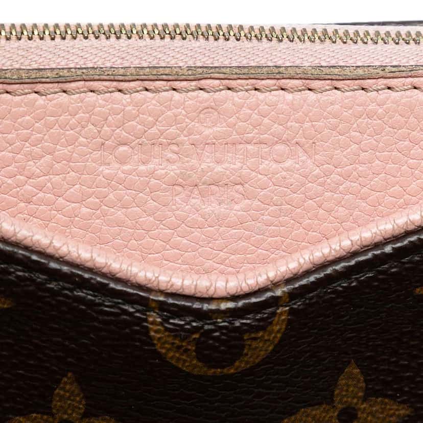 Louis Vuitton Monogram Pallas Clutch Brown Good condition - Box View