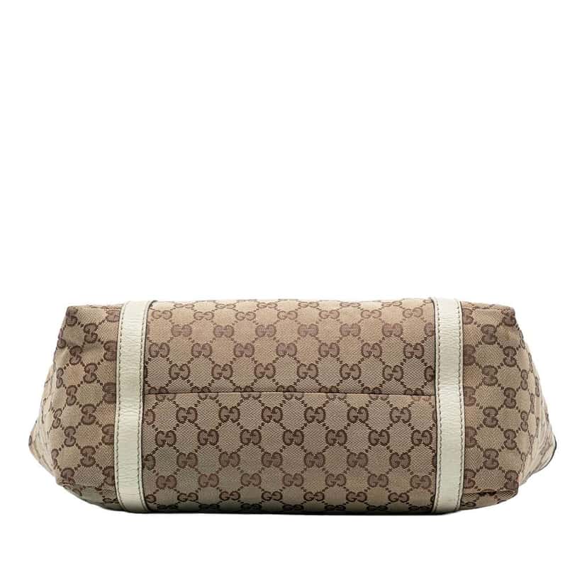 Gucci GG Canvas Web New Ladies Tote Brown Canvas Good condition - Inside View