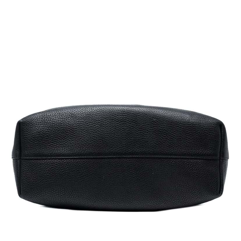 Prada Vitello Daino Open Convertible Tote Black Leather Good condition - Inside View