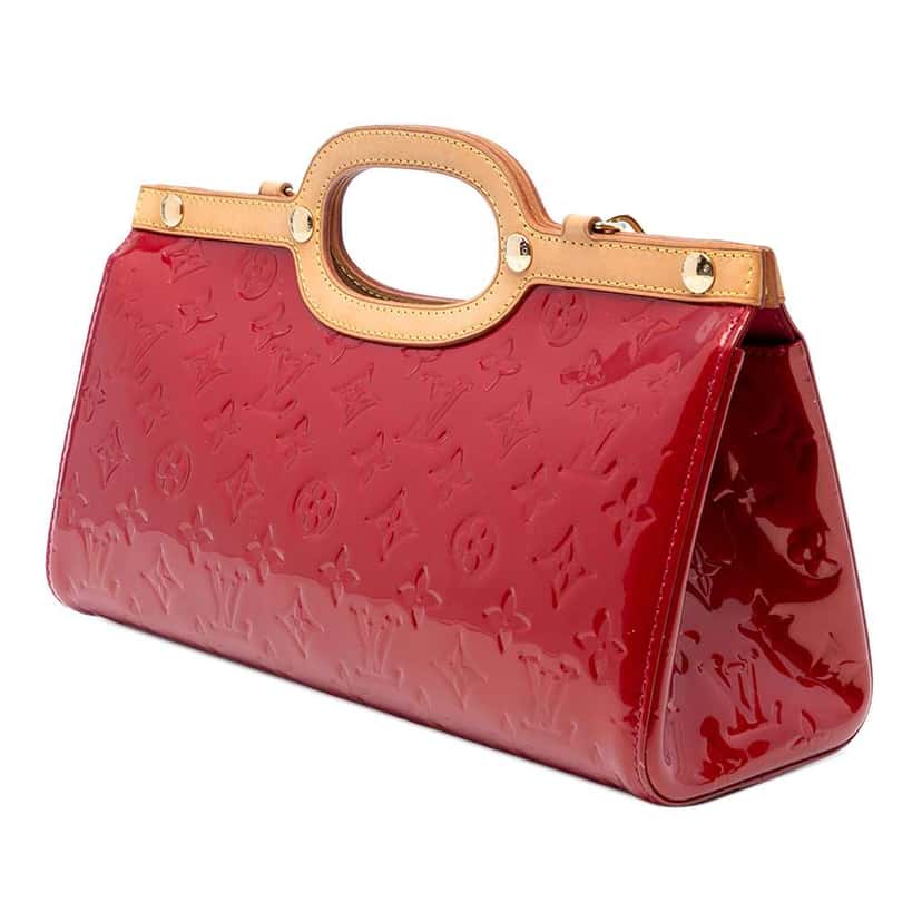Louis Vuitton Monogram Vernis Roxbury Drive Red Leather Good condition - Back View