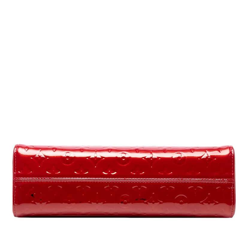 Louis Vuitton Monogram Vernis Roxbury Drive Red Leather Good condition - Inside View