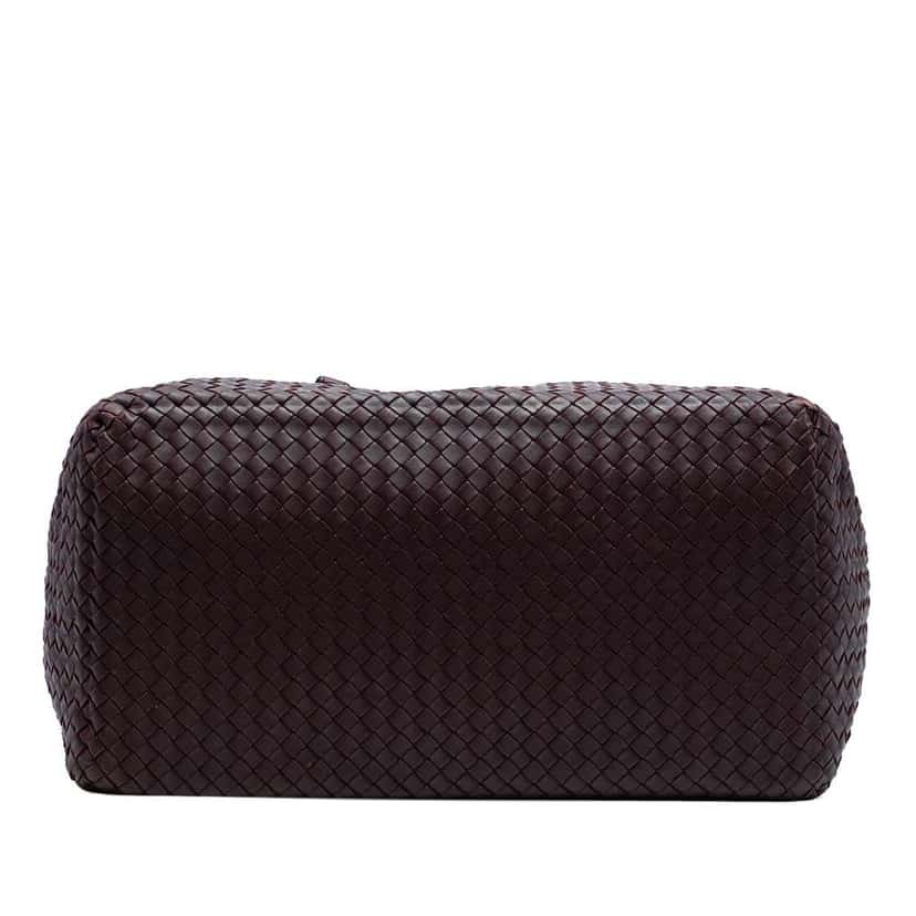 Bottega Veneta Large Nappa Intrecciato Brick Tote Red Leather Good condition - Inside View