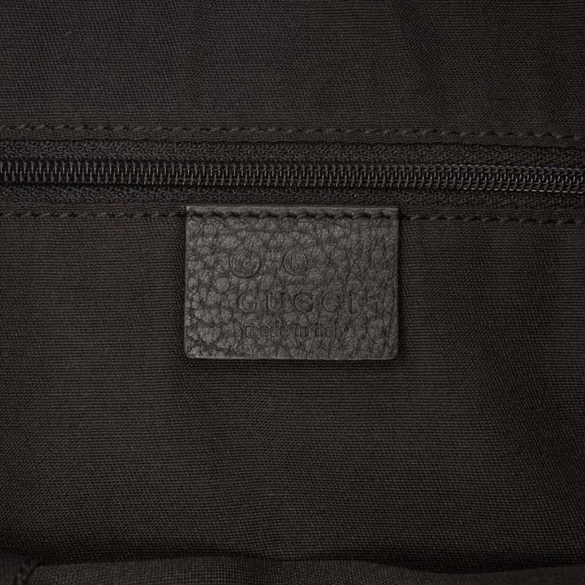 Gucci GG Nylon Abbey D Ring Handbag Black Good condition - Box View