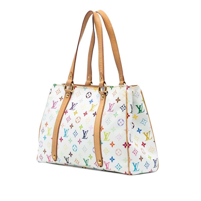 Louis Vuitton Monogram Multicolore Aurelia MM White Good condition - Back View