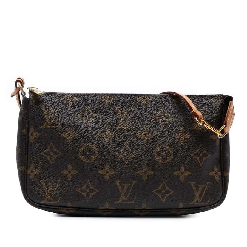 Louis Vuitton Monogram Pochette Accessoires Brown Good condition - Front View