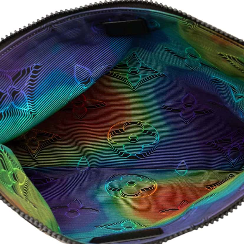 Louis Vuitton Monogram 3D 2054 Reversible Pouch Grey Good condition - Model View