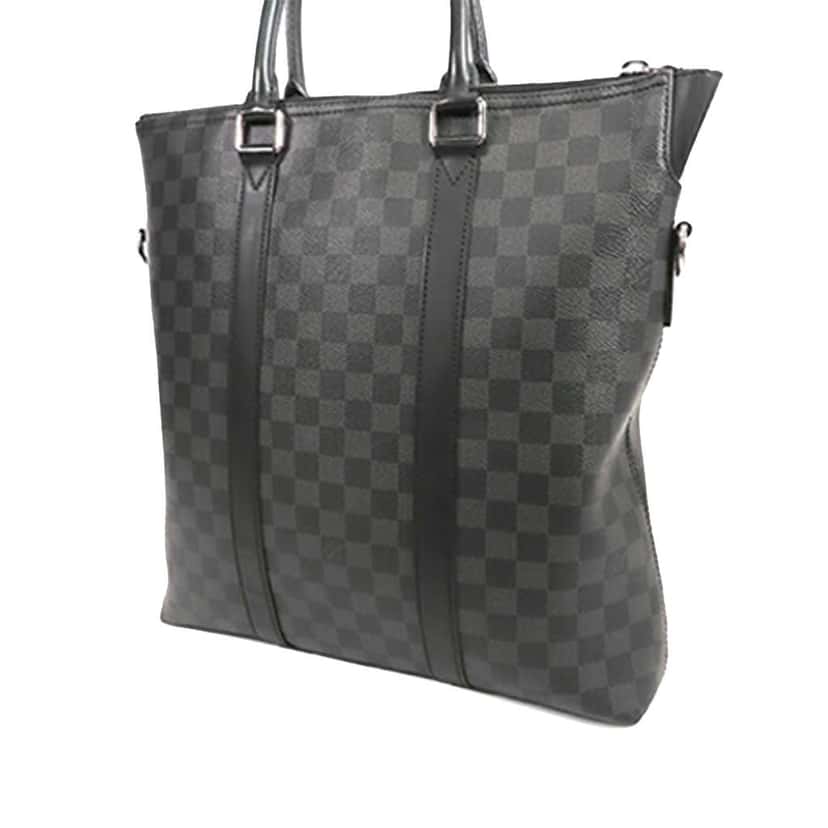 Louis Vuitton Damier Graphite Anton Tote Black Good condition - Back View