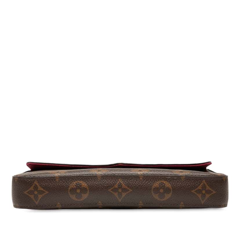 Louis Vuitton Monogram Pochette Felicie Brown Good condition - Inside View
