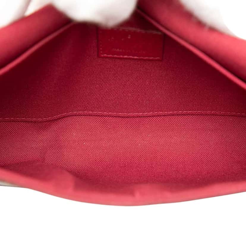 Louis Vuitton Monogram Pochette Felicie Brown Good condition - Model View