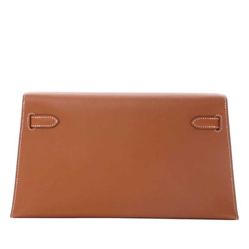 Hermès Veau Madame Kelly Elan Brown Leather Good condition - Inside View