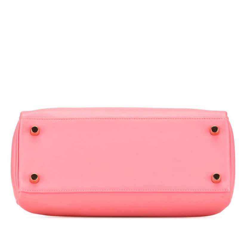 Hermès Swift Kelly II Retourne 25 Pink Leather Good condition - Inside View