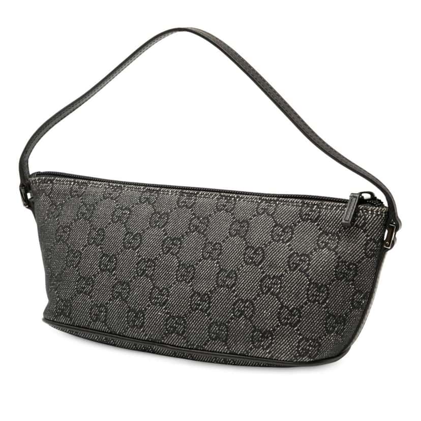 Gucci GG Denim Boat Grey Denim Good condition - Back View
