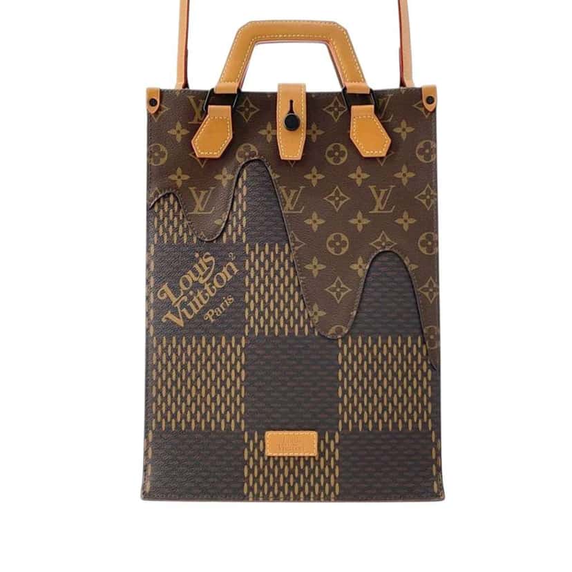 Louis Vuitton Nigo Giant Damier Ebene Monogram Mini Tote Brown Good condition - Front View