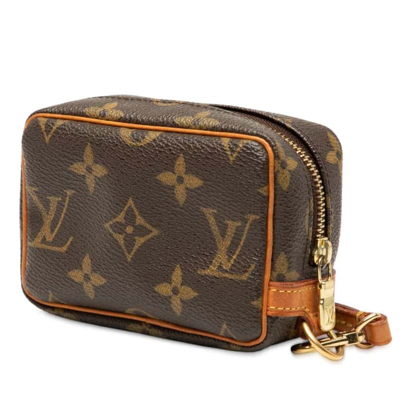 Louis Vuitton Monogram Trousse Wapity Brown Very good condition - Back View