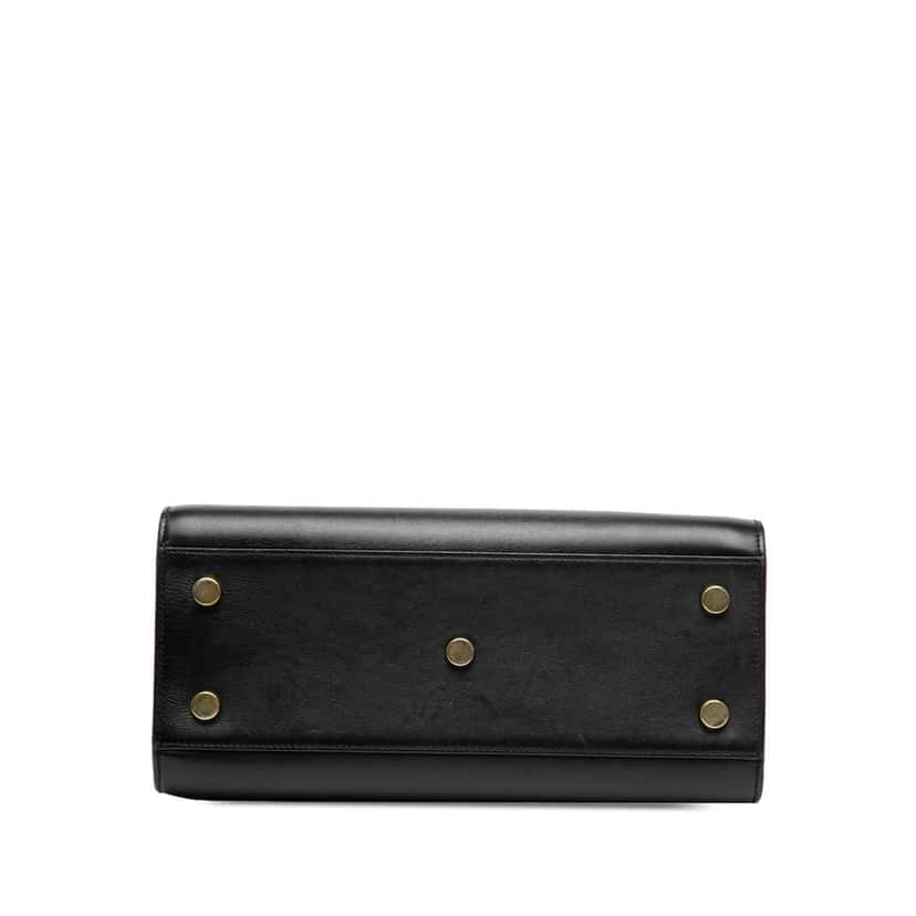 Saint Laurent Baby Leather Sac De Jour Satchel Black Leather Good condition - Inside View