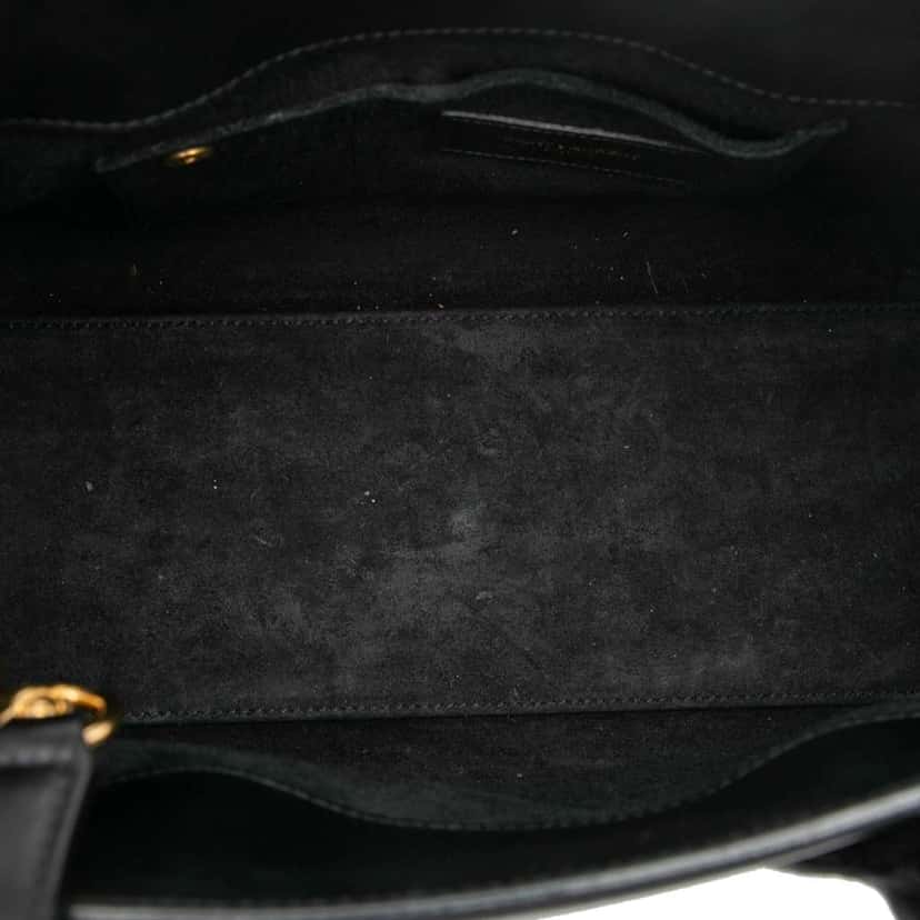 Saint Laurent Baby Leather Sac De Jour Satchel Black Leather Good condition - Model View