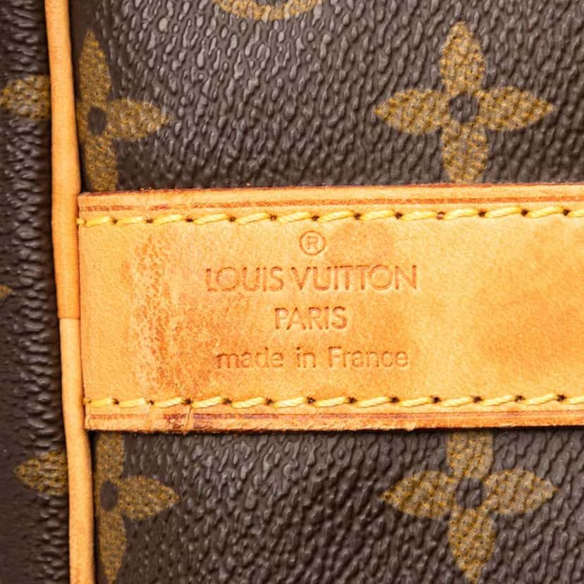 Louis Vuitton Monogram Keepall Bandouliere 50 Brown Fair condition - Box View
