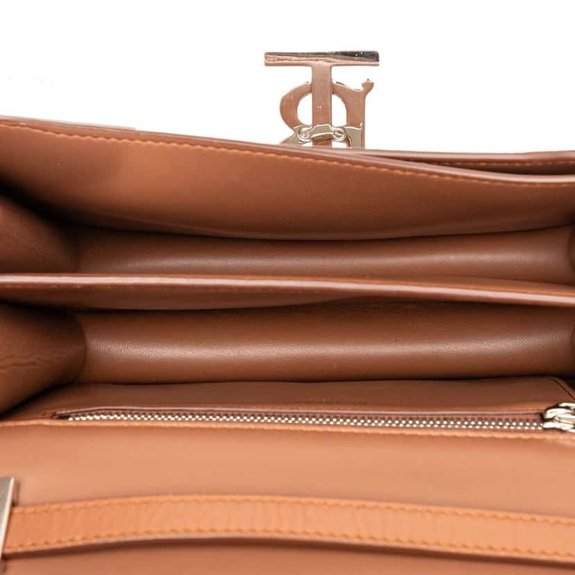 Burberry Small Smooth Calfskin TB Crossbody Brown Leather Very good condition - Model View