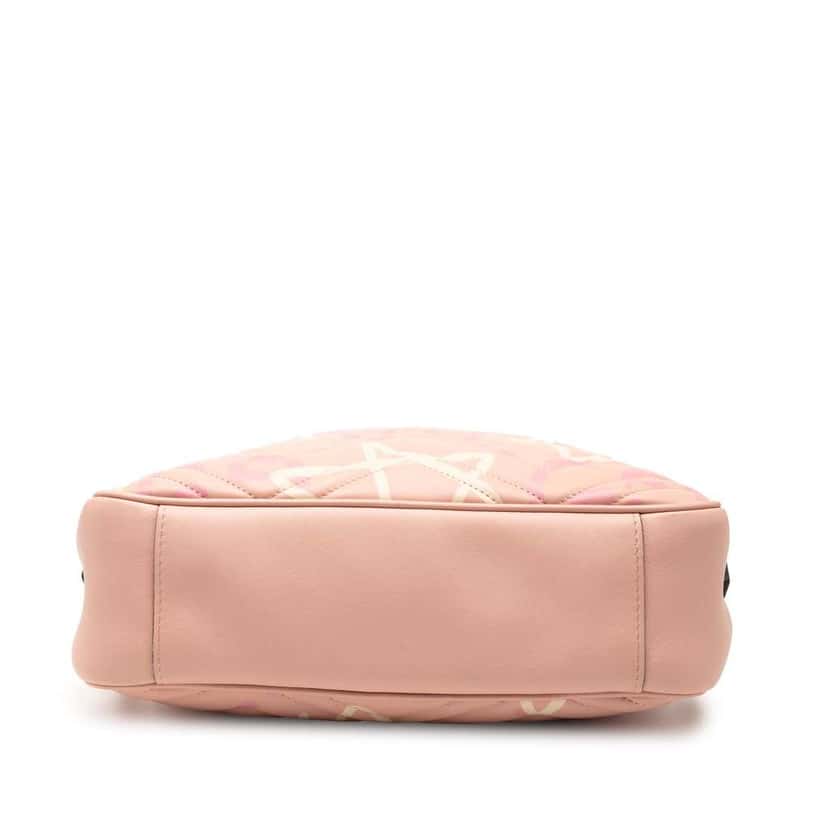 Gucci GG Marmont Matelasse Leather Gucci Ghost Crossbody Pink Leather Good condition - Inside View