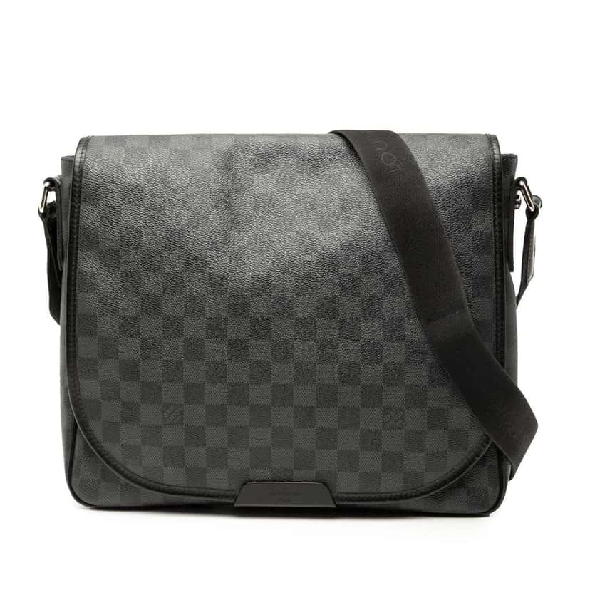 Louis Vuitton Damier Graphite Daniel MM Black Good condition - Front View