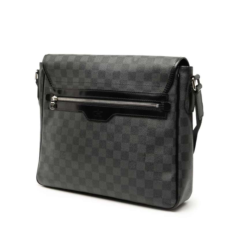 Louis Vuitton Damier Graphite Daniel MM Black Good condition - Back View