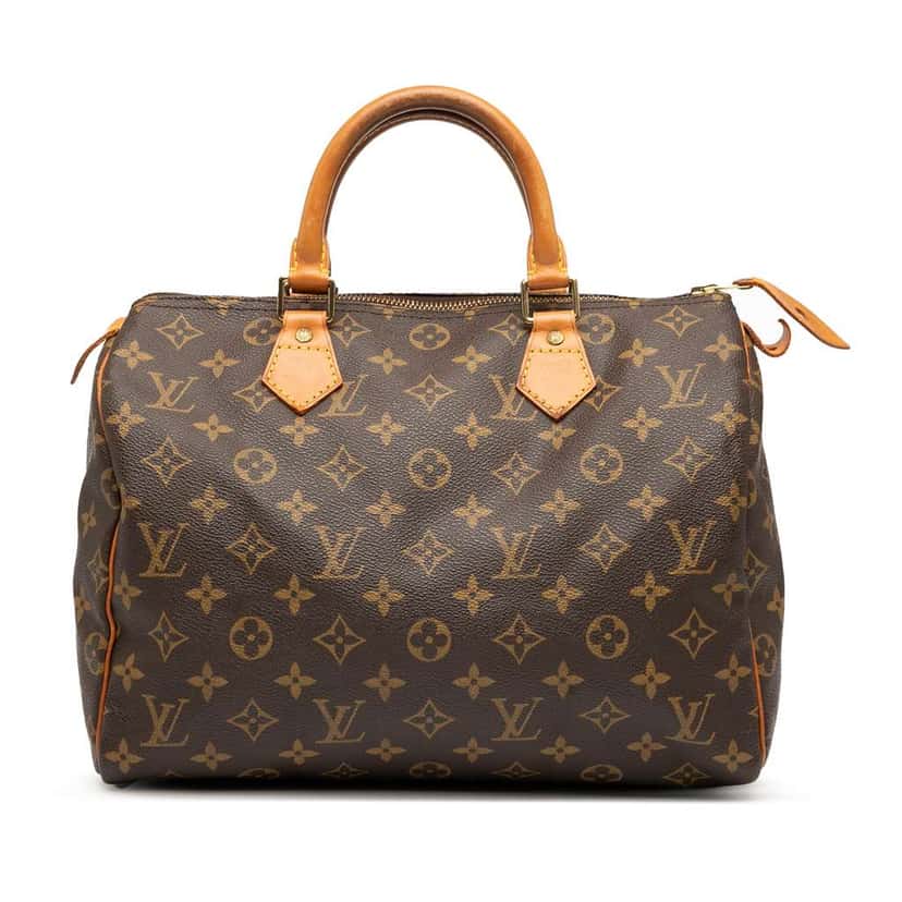 Louis Vuitton Monogram Speedy 30 Brown Fair condition - Front View