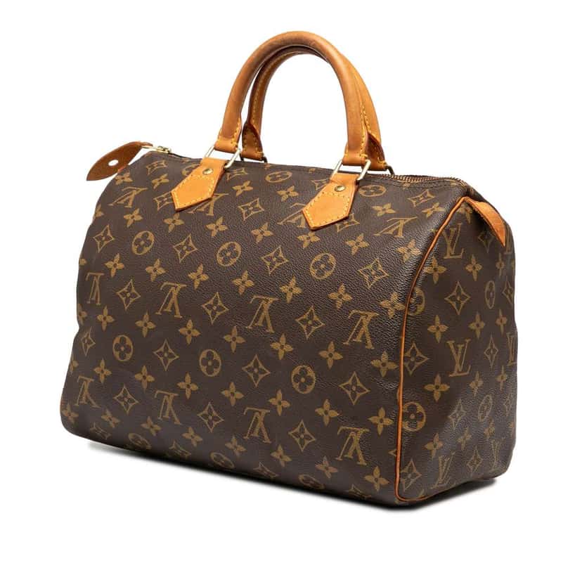 Louis Vuitton Monogram Speedy 30 Brown Fair condition - Back View