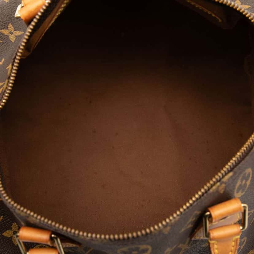 Louis Vuitton Monogram Speedy 30 Brown Fair condition - Model View