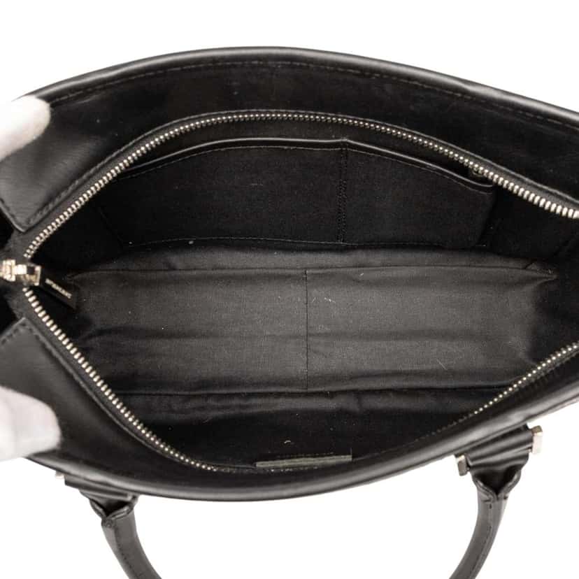 Burberry Supernova Check Wool Handbag Black Wool Good condition - Model View