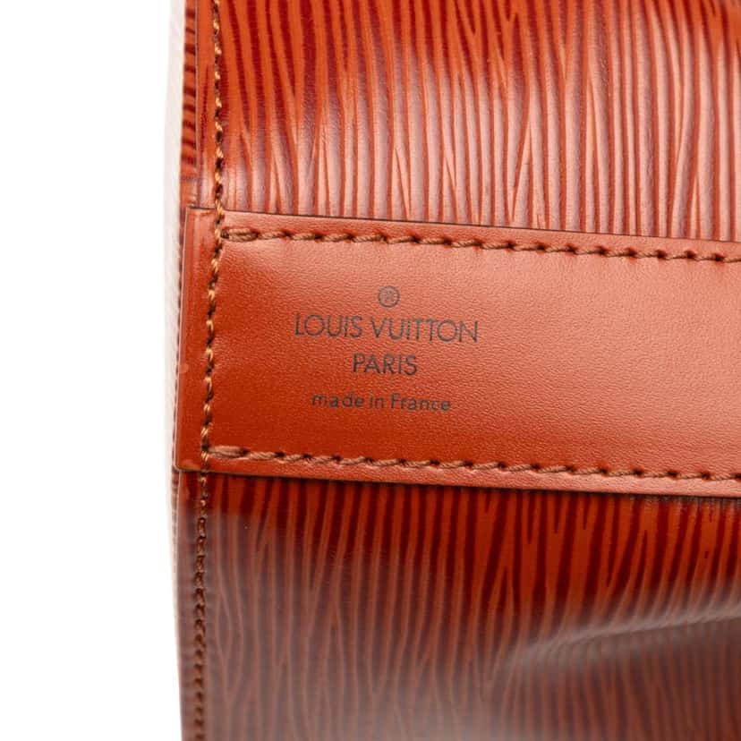 Louis Vuitton Epi Sac D Epaule GM Brown Leather Good condition - Box View