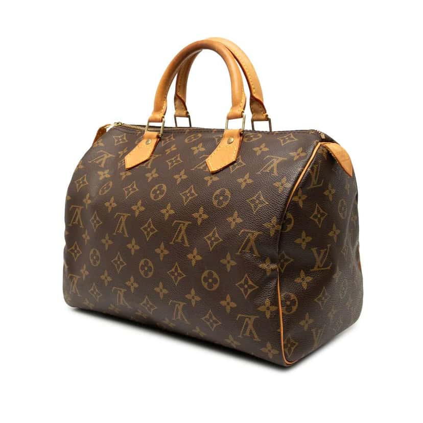 Louis Vuitton Monogram Speedy 30 Brown Good condition - Back View