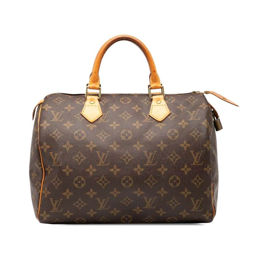 Louis Vuitton Monogram Speedy 30 Brown Good condition - Front View