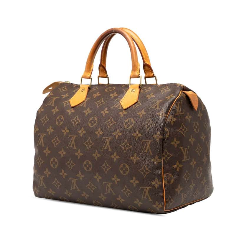 Louis Vuitton Monogram Speedy 30 Brown Good condition - Back View