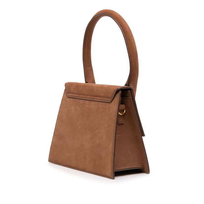 Jacquemus Nubuck Le Grand Chiquito Brown Leather Good condition - Back View