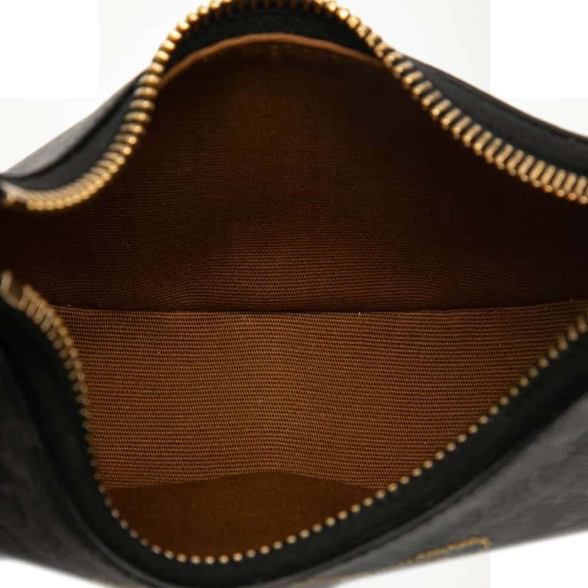 Celine Mini Triomphe Coated Canvas Ava Shoulder Bag Brown Canvas Good condition - Model View